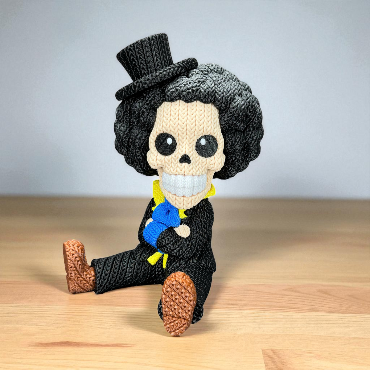 Brook – Crochet-Style 3D Printed Figure – view 2 | Wigglix