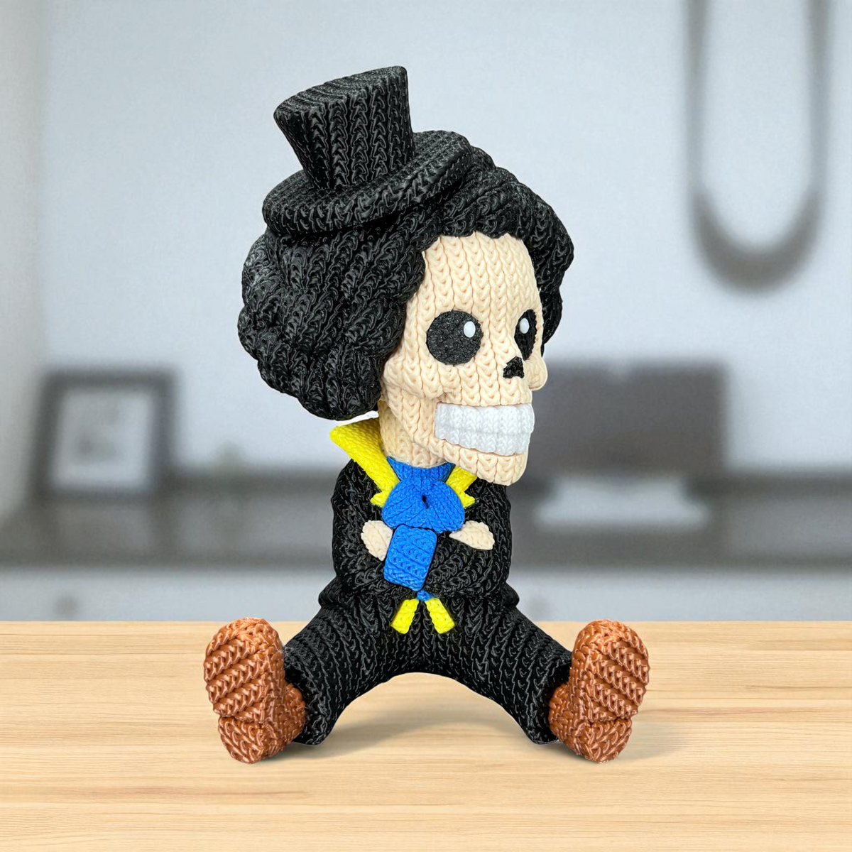 Brook – Crochet-Style 3D Printed Figure – view 4 | Wigglix