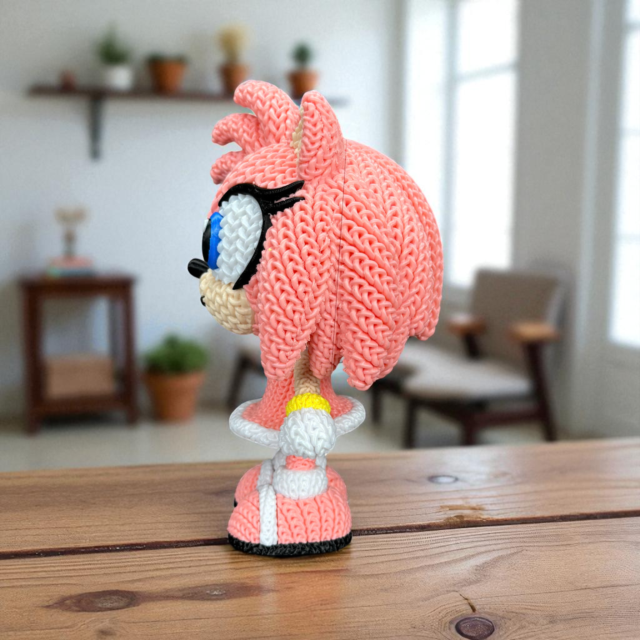 Amy Rose – Crochet Style 3D Printed Collectible