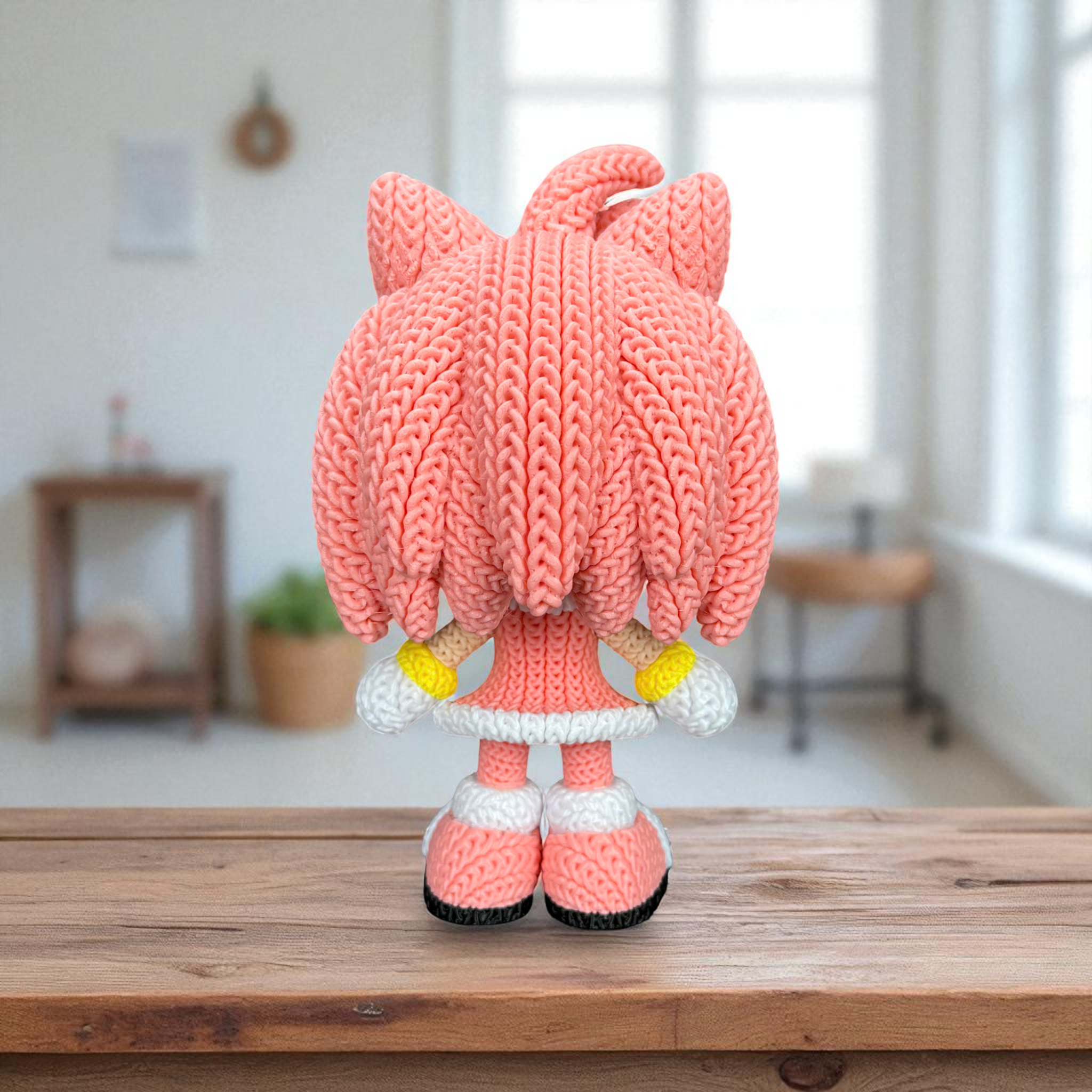 Amy Rose – Crochet Style 3D Printed Collectible
