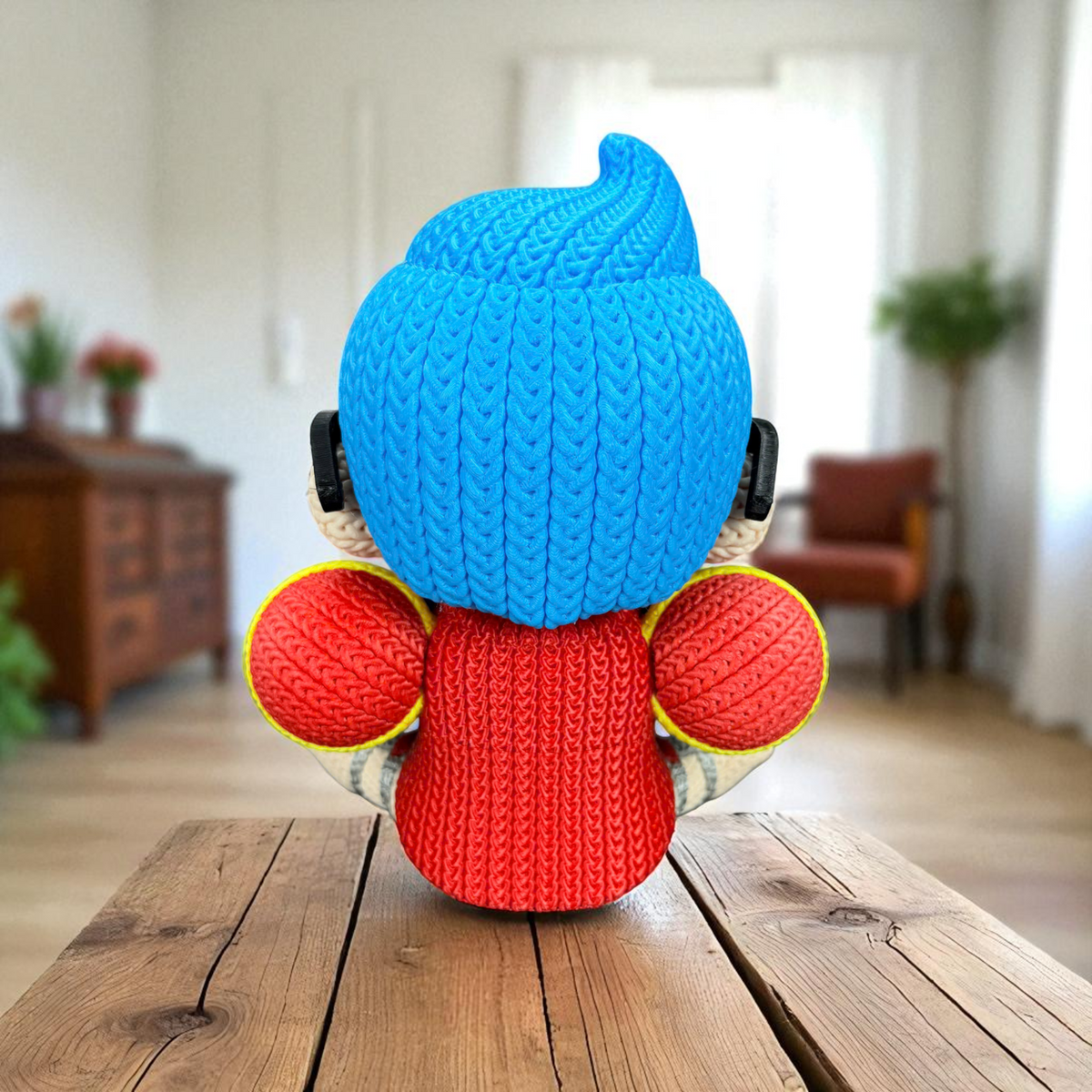 Franky – Crochet-Style 3D Printed Figure – view 3 | Wigglix