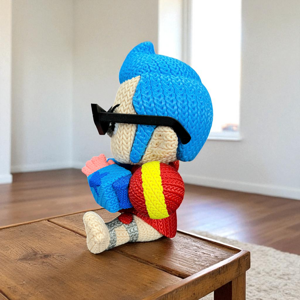 Franky – Crochet-Style 3D Printed Figure – view 4 | Wigglix