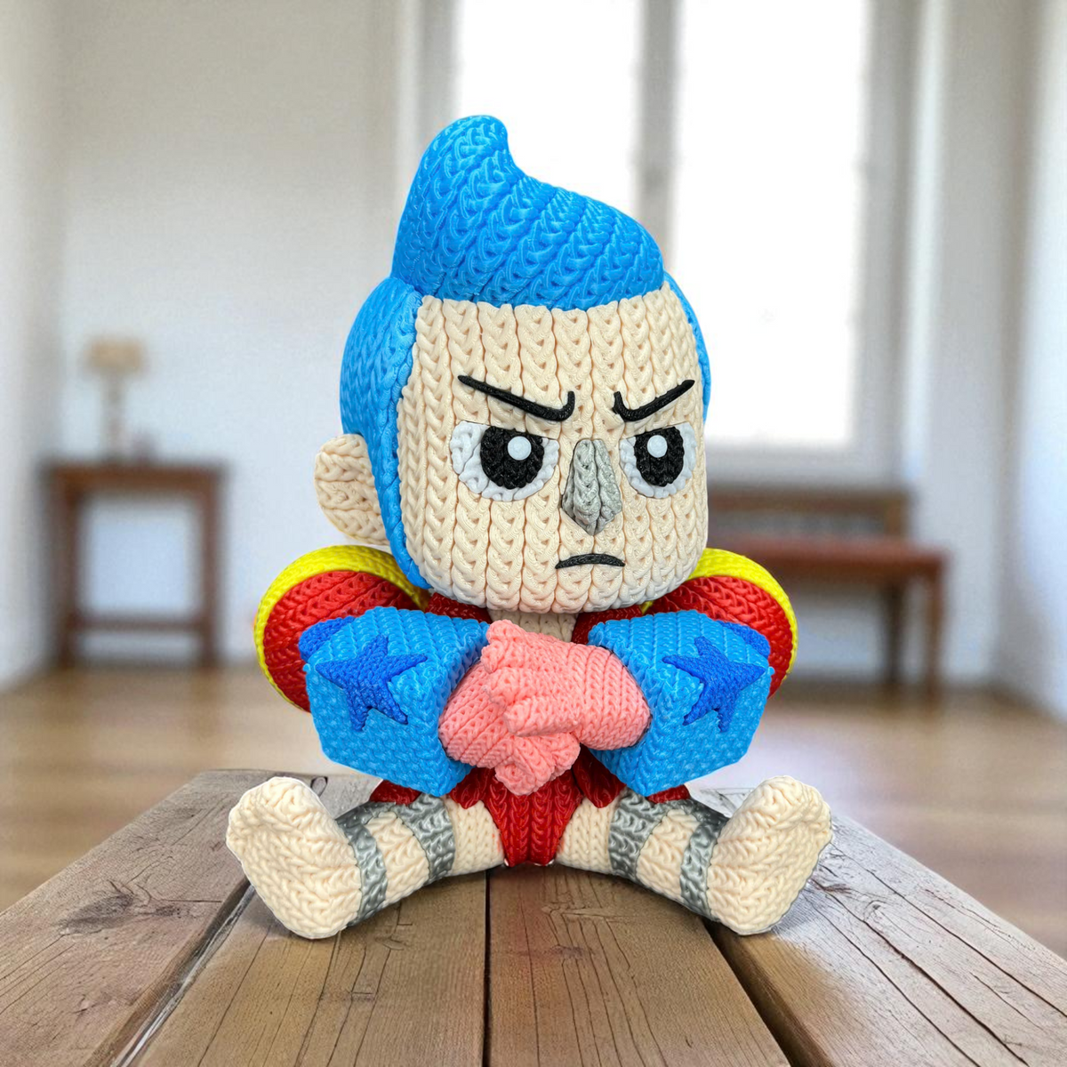 Franky – Crochet-Style 3D Printed Figure – view 5 | Wigglix